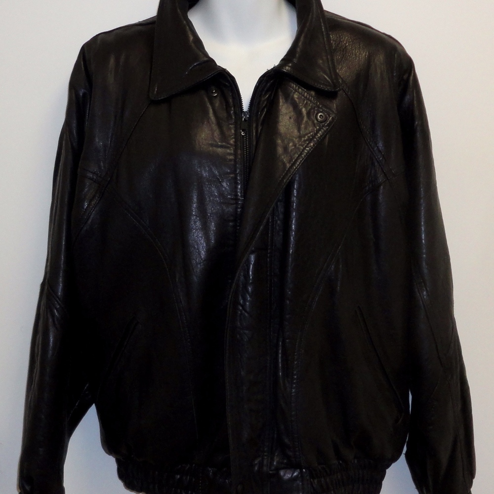 Christian Dior Leather Bomber Motorcycle Jacket